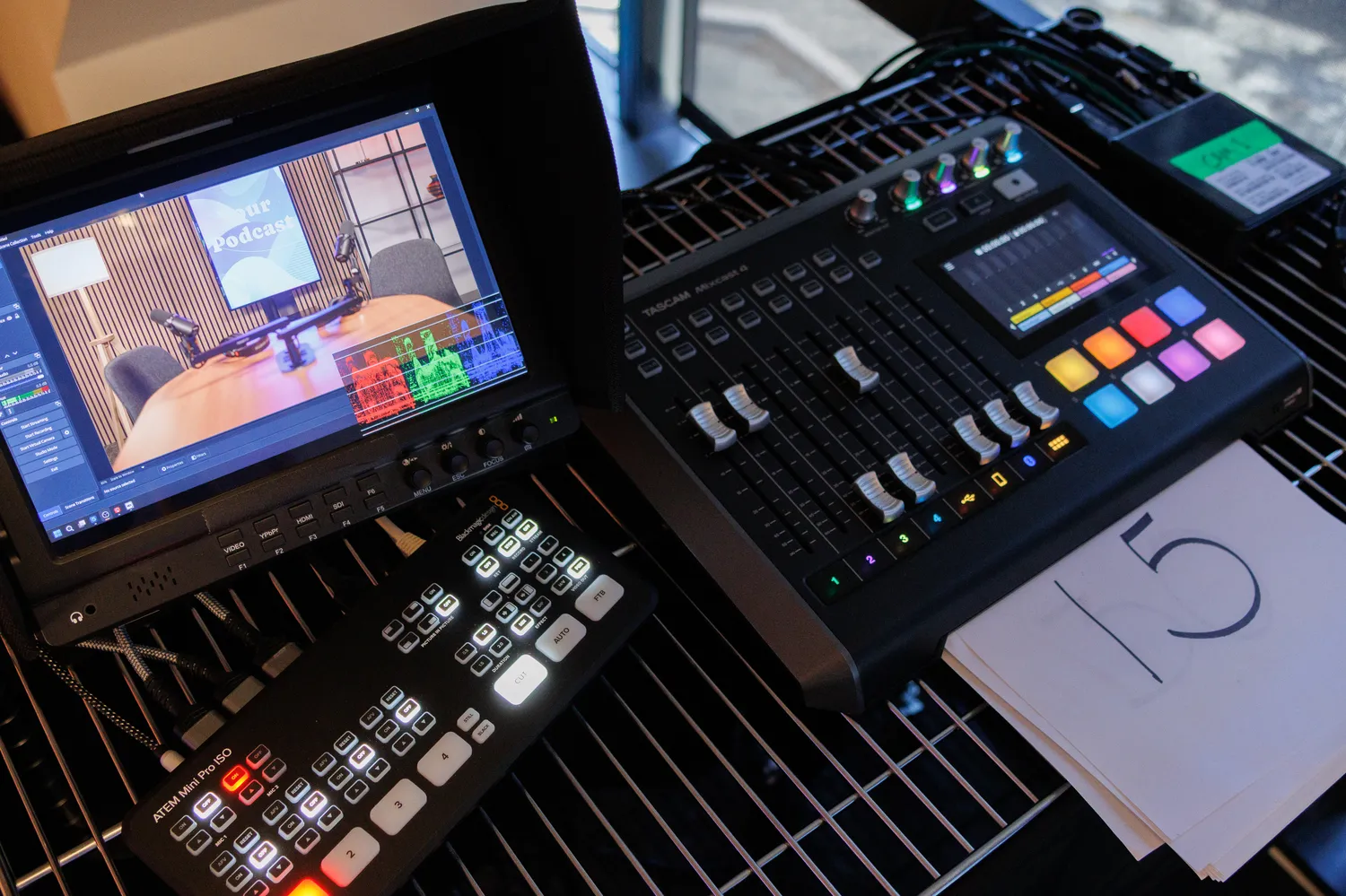 Studio equipment and setup