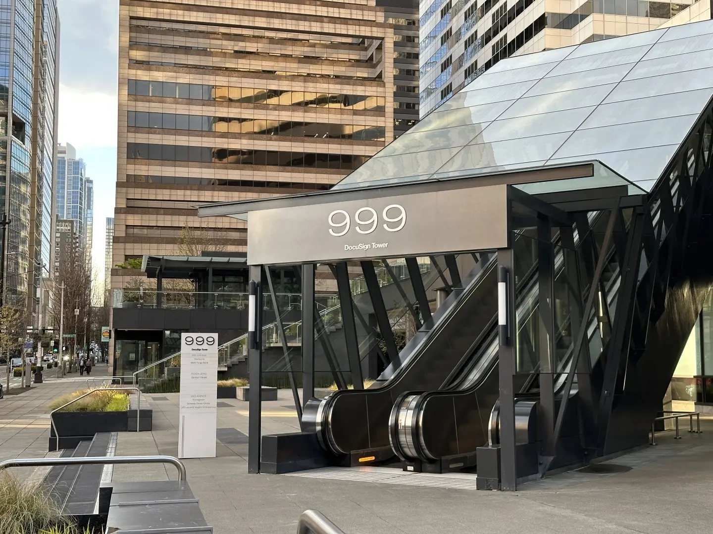 Downtown Seattle studio location and city views