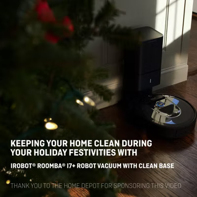 iRobot Vacuum Christmas Ad with Influencer